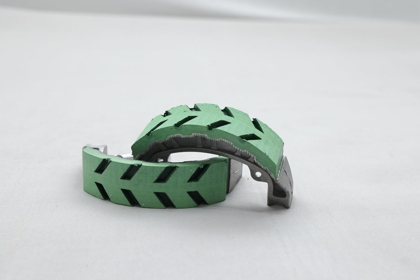 110 MM Brake Shoe with Spring - GREEN - BUDGET FRIENDLY Quality