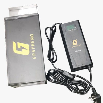 60v 4Amps -Grapheno Black - Digital Display - Graphene Charger