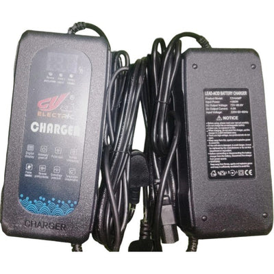 72v 4Amps - Digital Display - Real 4Amps- OEM Quality - CY - Graphene / Lead Charger