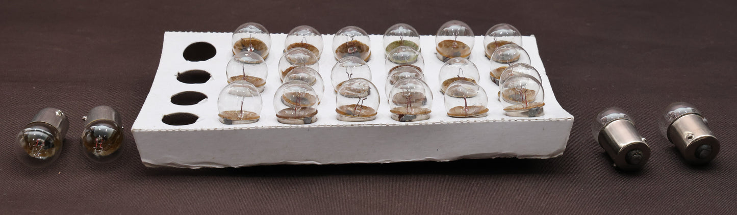 Indicator Bulb Round  - White Color : 25 pcs Box