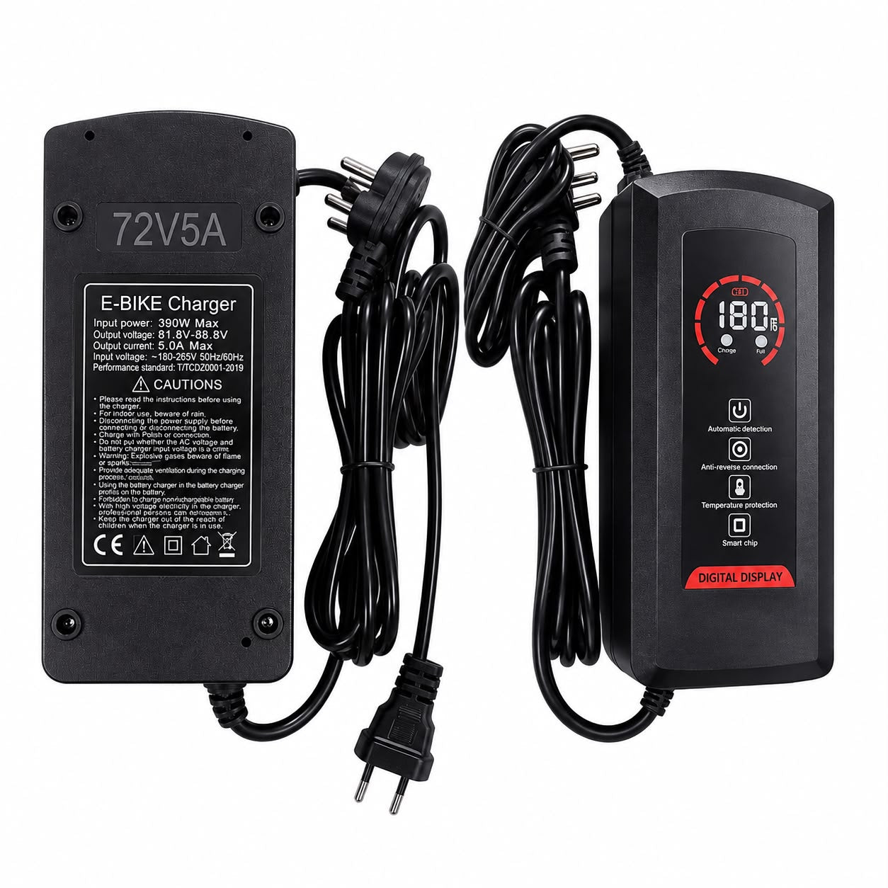 Graphene Chargers - 72v 5Amps (5 Amps printed, real 4Amps) - Value for Money Quality