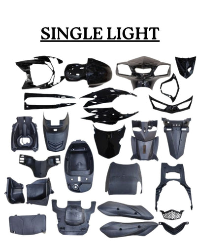 Single Light Model - Full Body - Without Lights  - White Color