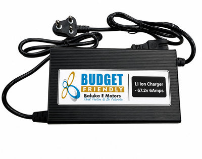 60v 6Amps - 67.2v Cut Off - METAL Body - Budget Friendly Quality - Non-Warranty