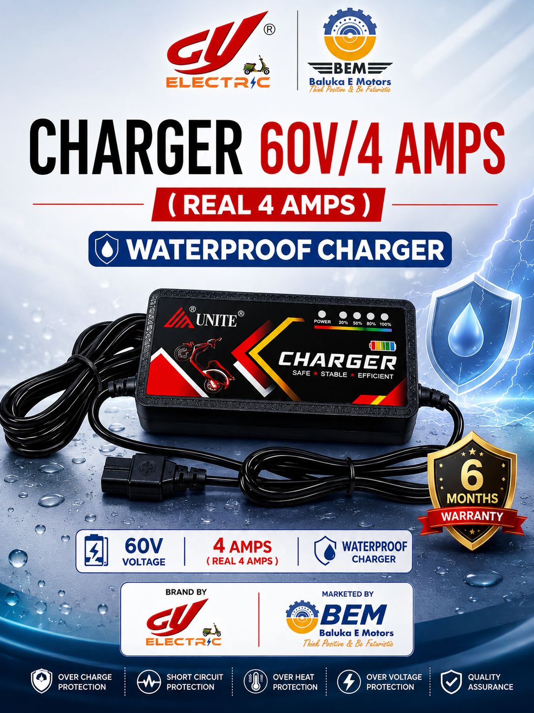 60v 4Amps - PREMIUM QUALITY - 6 MONTHS WARRANTY