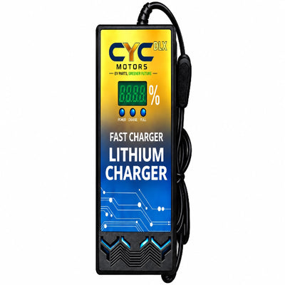 48v 6Amps - 54.2v Cut Off - FIBER Body - CYC - With Digital Display - Non-Warranty