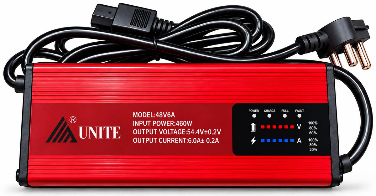 48v 6Amps - 54.2v Cut Off - METAL Body - UNITE - Value for Money