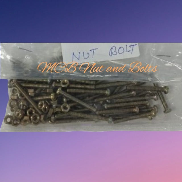 MCB Nut and Screw ( 100 Pcs packet )